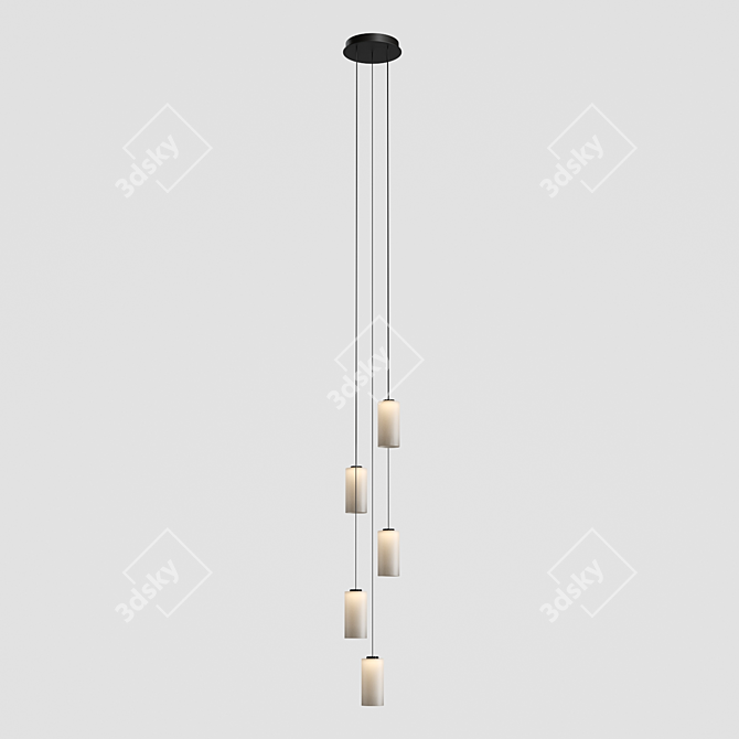 Elegant Cirio Pendant Chandelier 3D model image 1