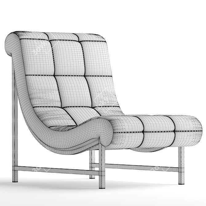 Jumbo Marquise Lounge Chair: Luxurious Comfort 3D model image 5