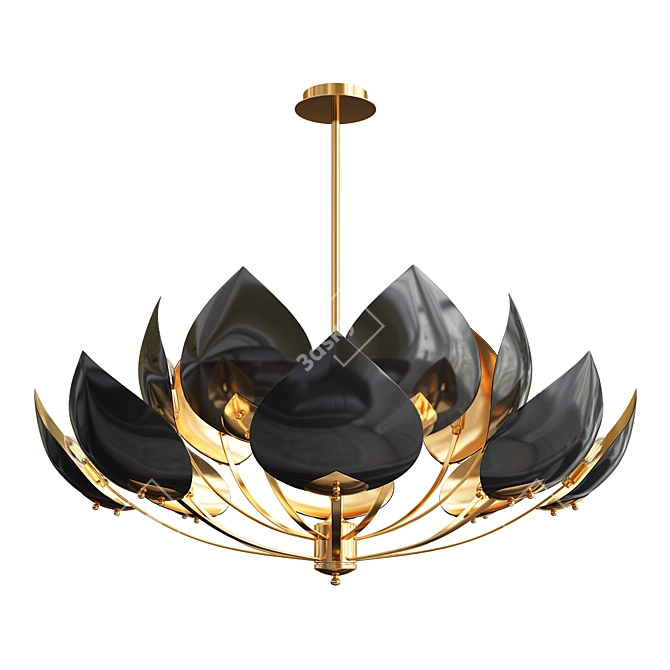 Modern Nordic Chandelier Collection 3D model image 3