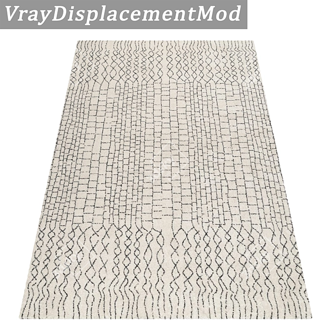 Modern Carpets Set: High-Quality Textures 3D model image 3