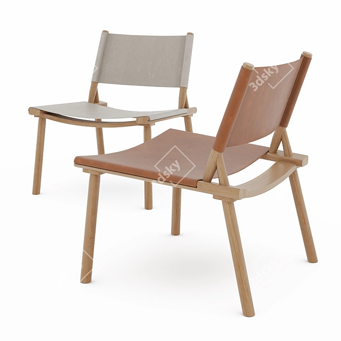 Nikari December Lounge: Stylish and Comfortable 3D model image 4