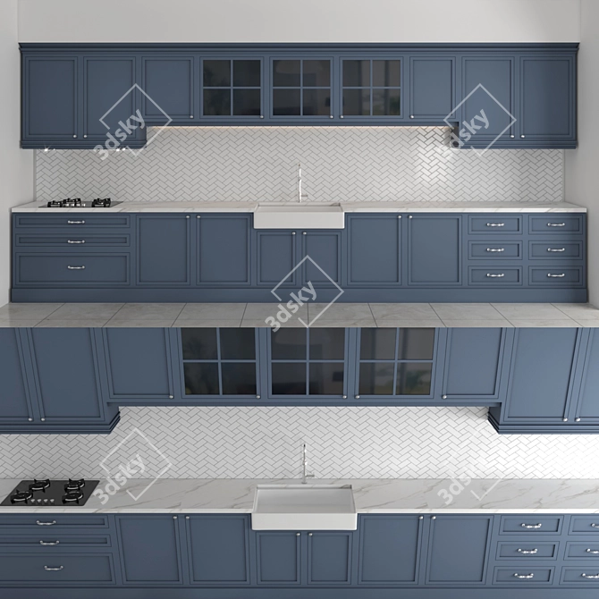 Bosch CTL636ESI Kitchen Set 3D model image 1