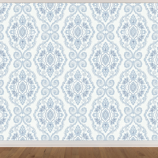 Seamless Wallpaper Set - 3 Colors 3D model image 2