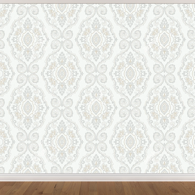 Seamless Wallpaper Set - 3 Colors 3D model image 3