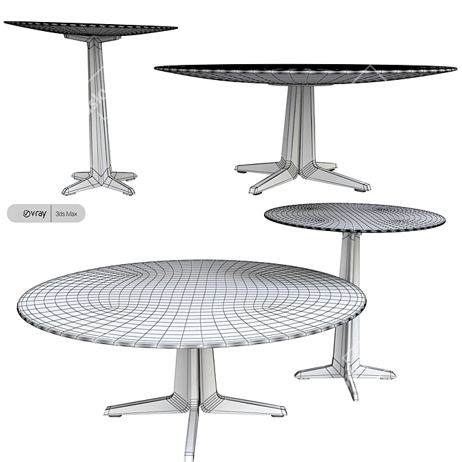 Versatile Modern Coffee Table 3D model image 3