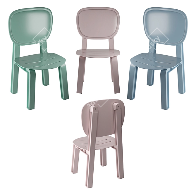 2016 Kid Chair: Stylish and Comfortable 3D model image 1