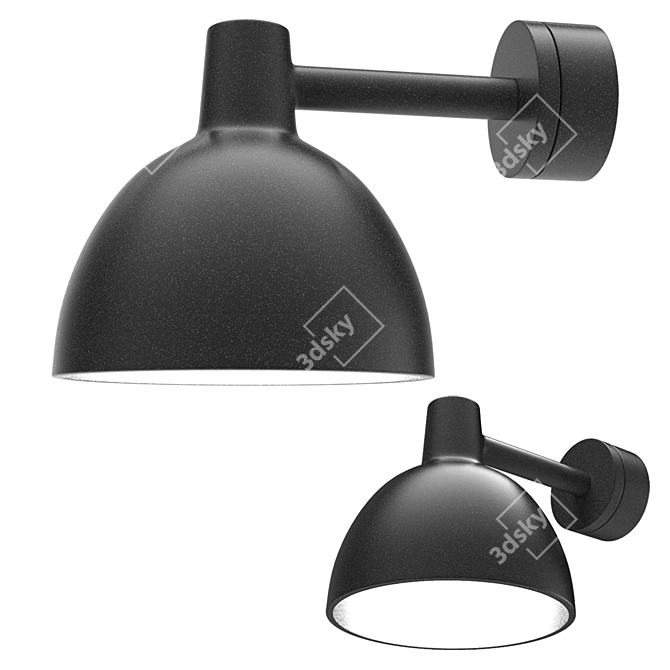 Sleek and Stylish Pendant Light 3D model image 1