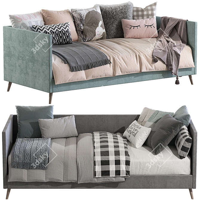 Addison Daybed Sofa Bed - Stylish and Versatile 3D model image 2