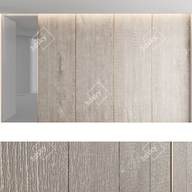 Decorative Wall Panel Set 3D model image 2