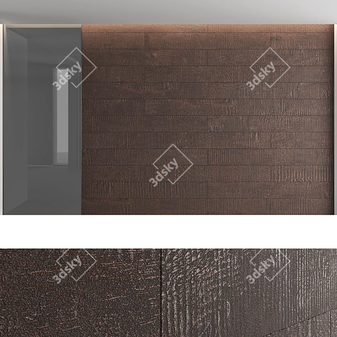 Decorative Wall Panel Set 3D model image 5