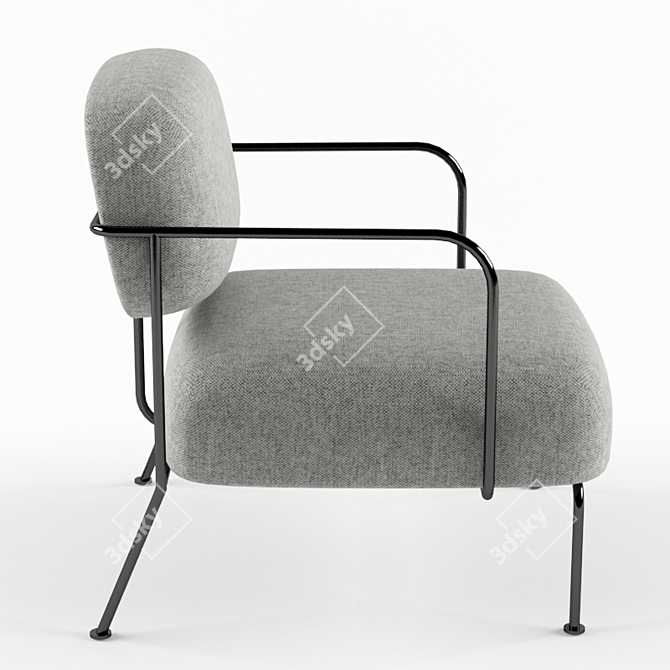 Fab Four Lounge Chair 3D model image 2