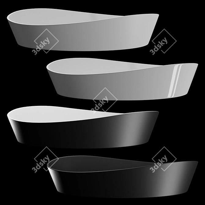 Elegant Washbasins: AURA Iside, Talia, Beira 3D model image 3