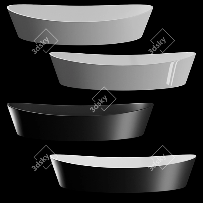 Elegant Washbasins: AURA Iside, Talia, Beira 3D model image 4