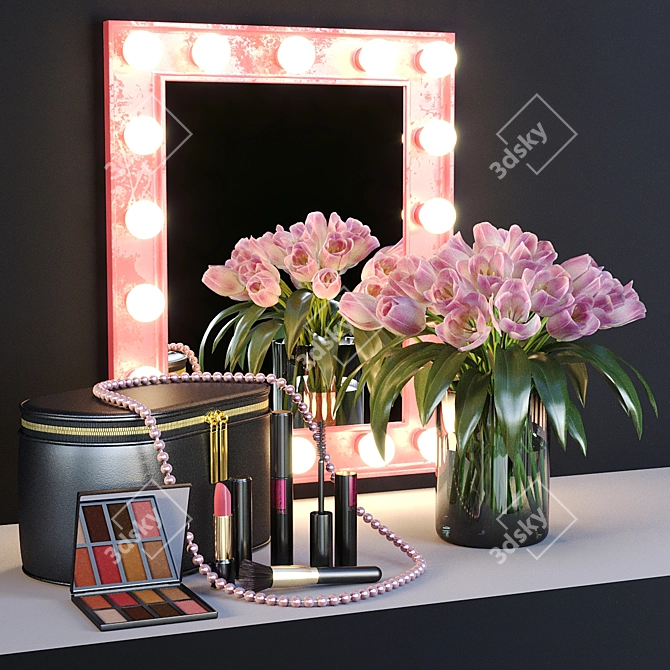 Glam Collection: Radiant Beauty Set 3D model image 1