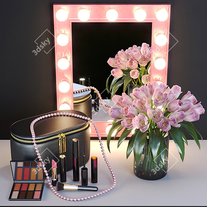 Glam Collection: Radiant Beauty Set 3D model image 3