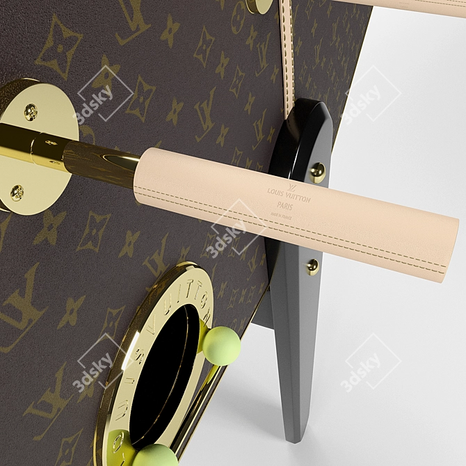 Luxury Louis Vuitton Foosball 3D model image 3