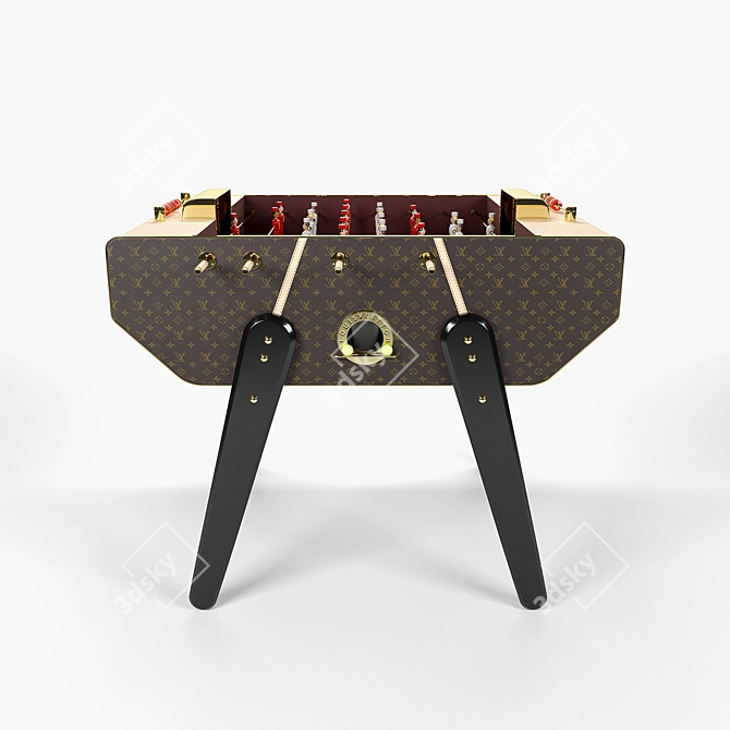 Luxury Louis Vuitton Foosball 3D model image 6