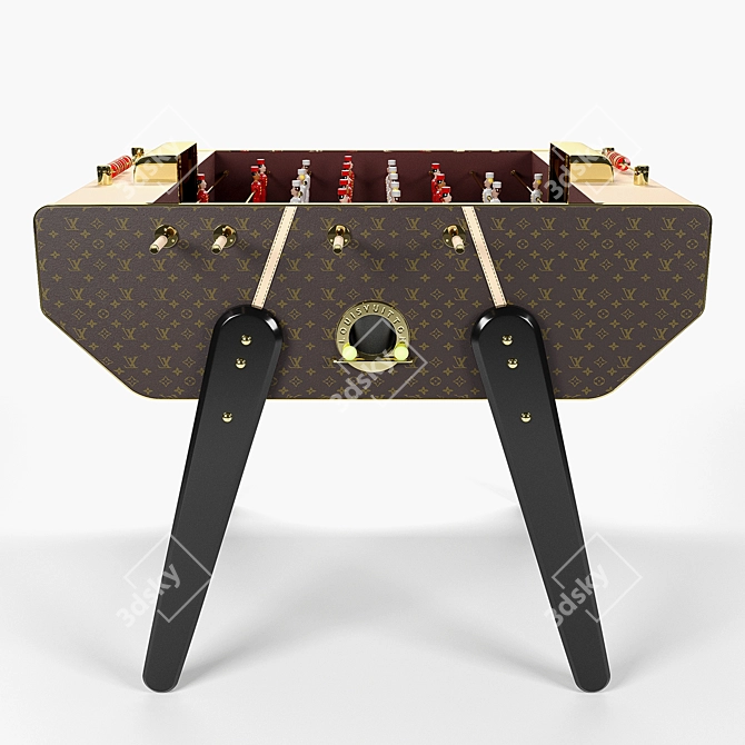 Luxury Louis Vuitton Foosball 3D model image 7