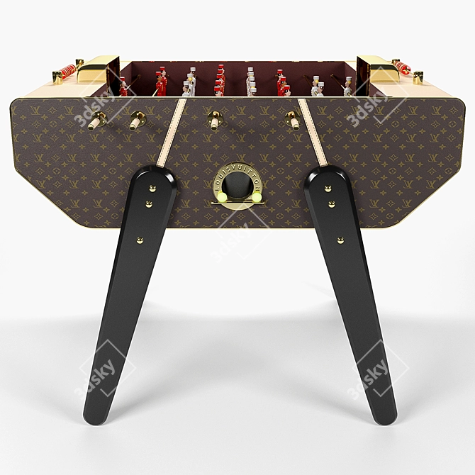 Luxury Louis Vuitton Foosball 3D model image 9