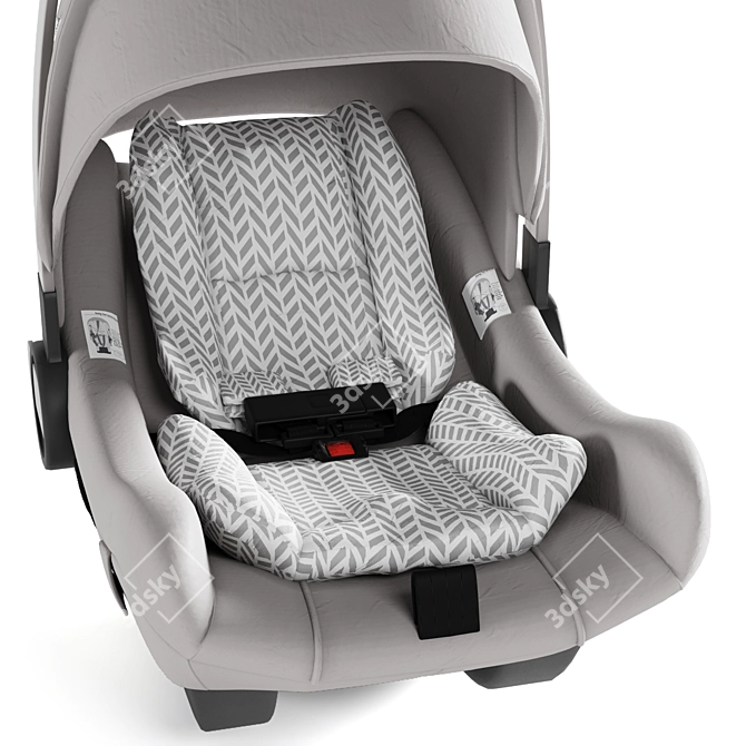 PIPA NUNA Infant Car Seat 3D model image 3