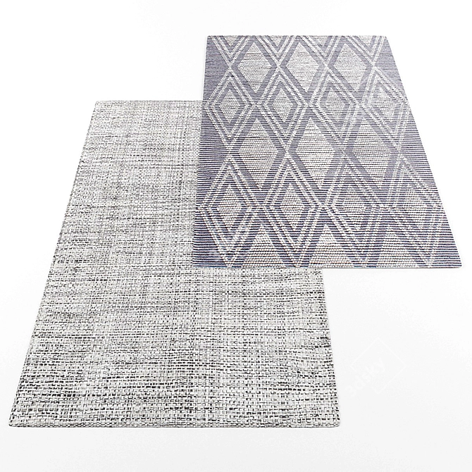 Modern Style Rug Collection 3D model image 2