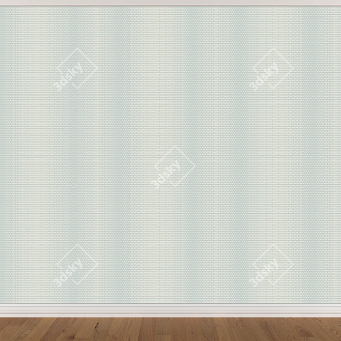 Seamless Wallpaper Set - 3 Colors 3D model image 4