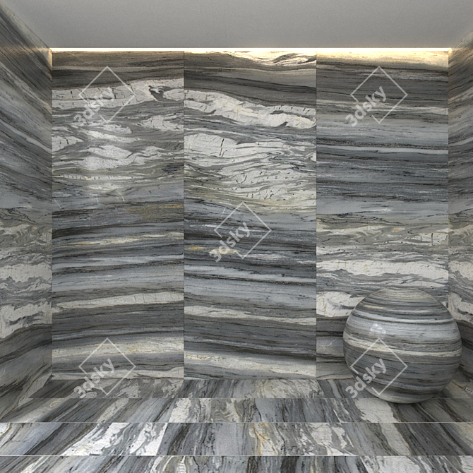 Cielo Marble: Versatile & Timeless 3D model image 1