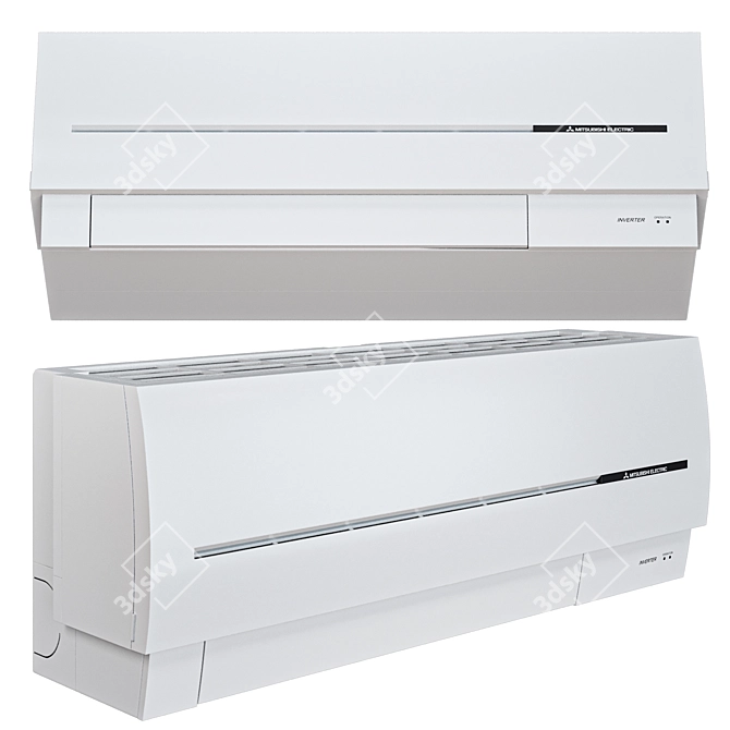 Mitsubishi Electric MSZ-SF35VE Air Conditioner 3D model image 2