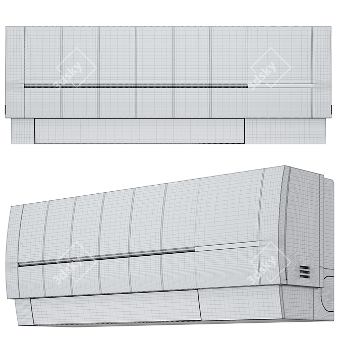 Mitsubishi Electric MSZ-SF35VE Air Conditioner 3D model image 4