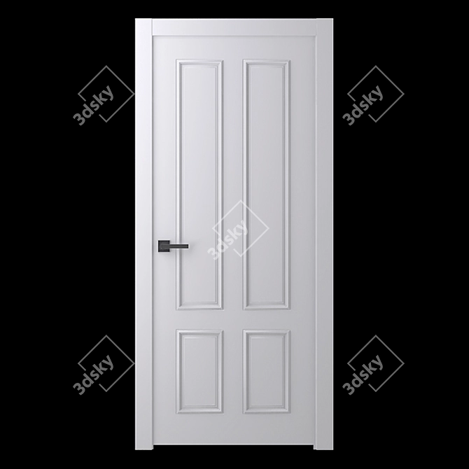 Modern Lamira 4/2 Interior Door 3D model image 1