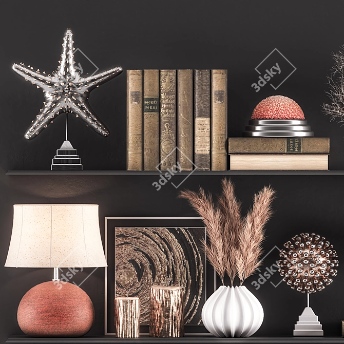 Elegant Decor Set 2015 3D model image 3