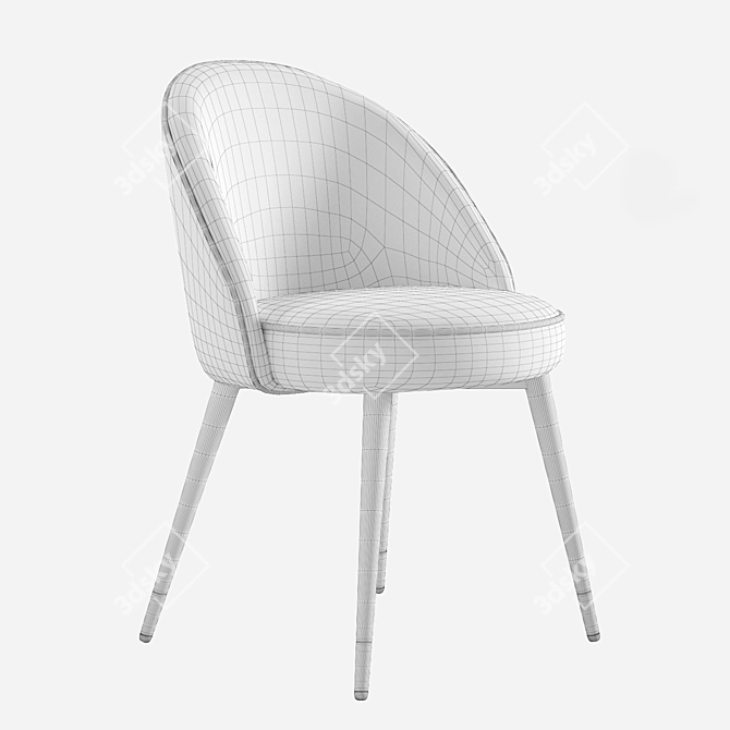 Elegant Eichholtz Cooper Dining Chair 3D model image 5