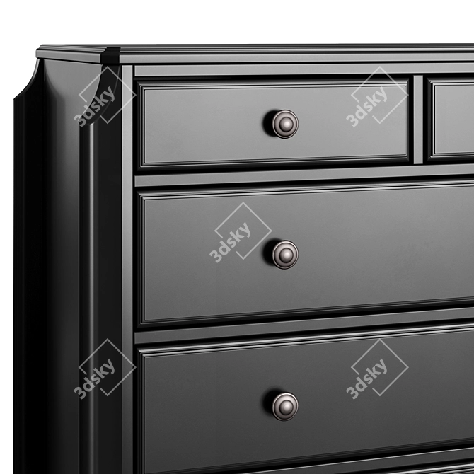 Dantone Home Visage Chest: Stylish Storage Solution 3D model image 3