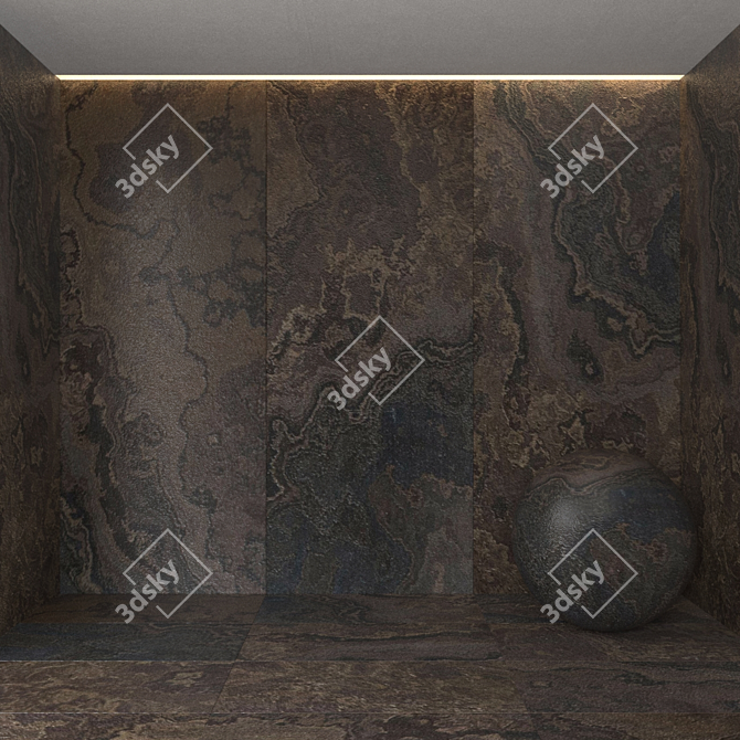 Eramosa Marble: Versatile, Stylish Mosaic 3D model image 1