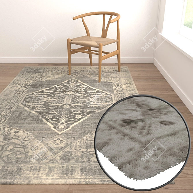 Luxury Carpet Set - High Quality 3D Textures 3D model image 5