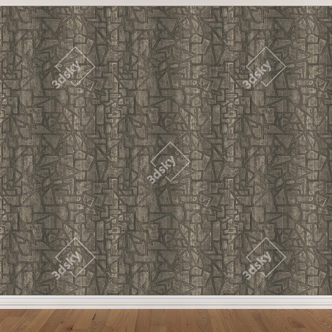 Seamless Wallpaper Set (3 Colors) 3D model image 2