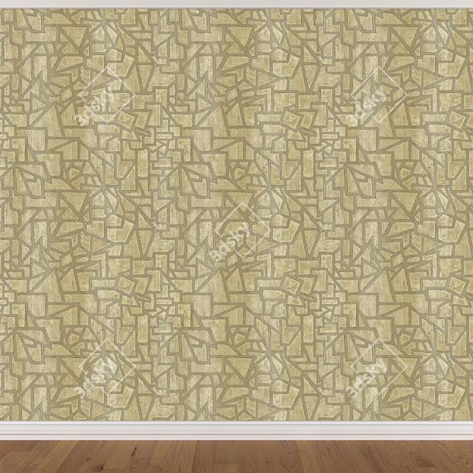 Seamless Wallpaper Set (3 Colors) 3D model image 4