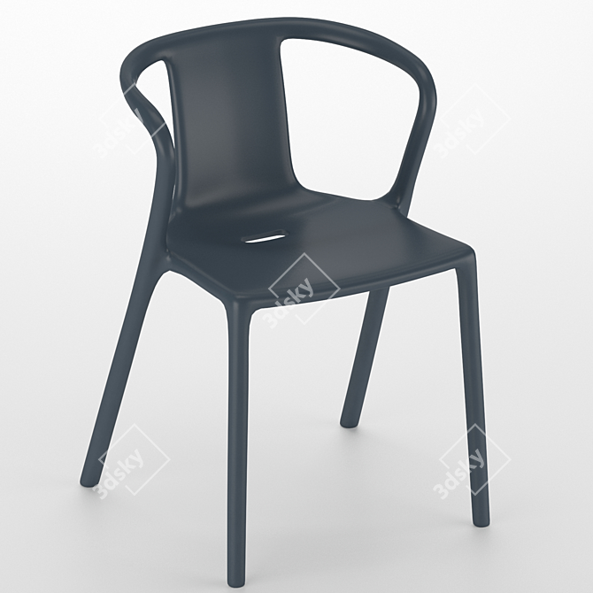 Outdoor Air Arm Chair | PP/Glass Fibre Blend | Molded Design 3D model image 2