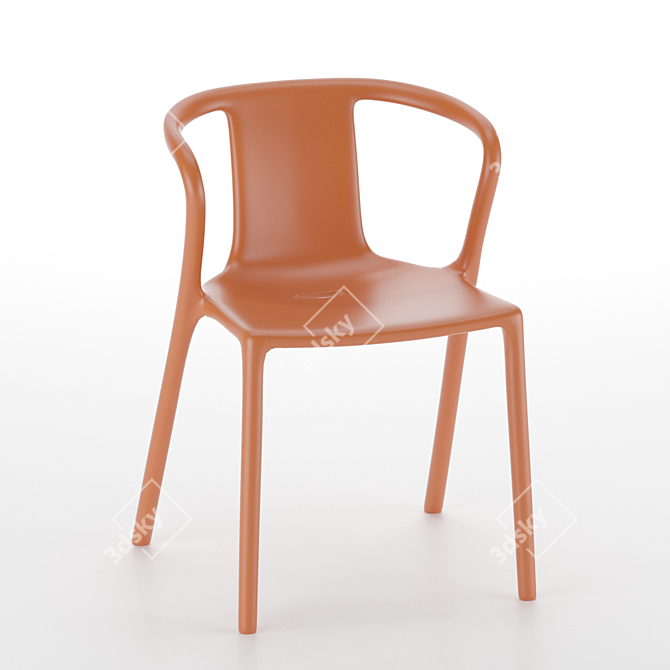 Outdoor Air Arm Chair | PP/Glass Fibre Blend | Molded Design 3D model image 8