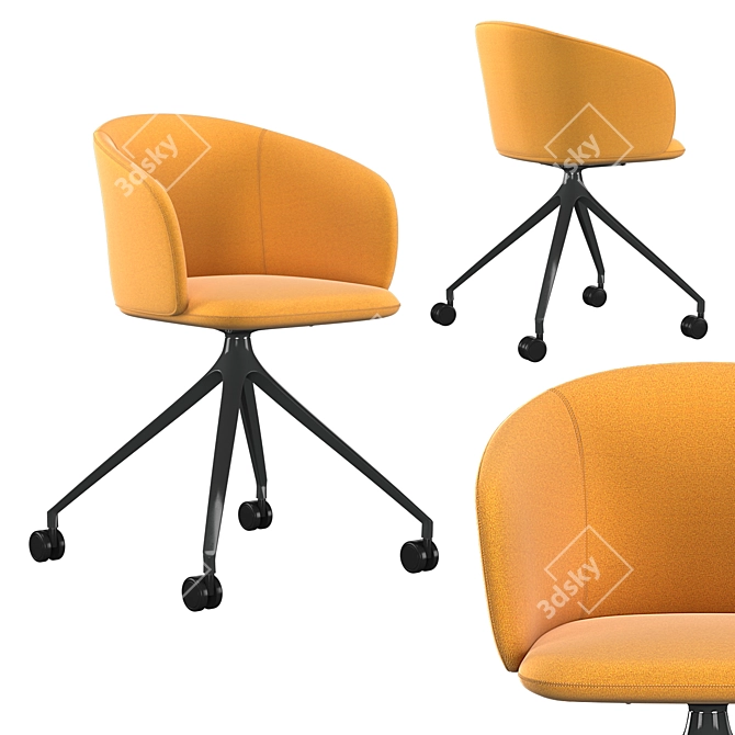 Grace Chair: Stylish and Versatile 3D model image 1