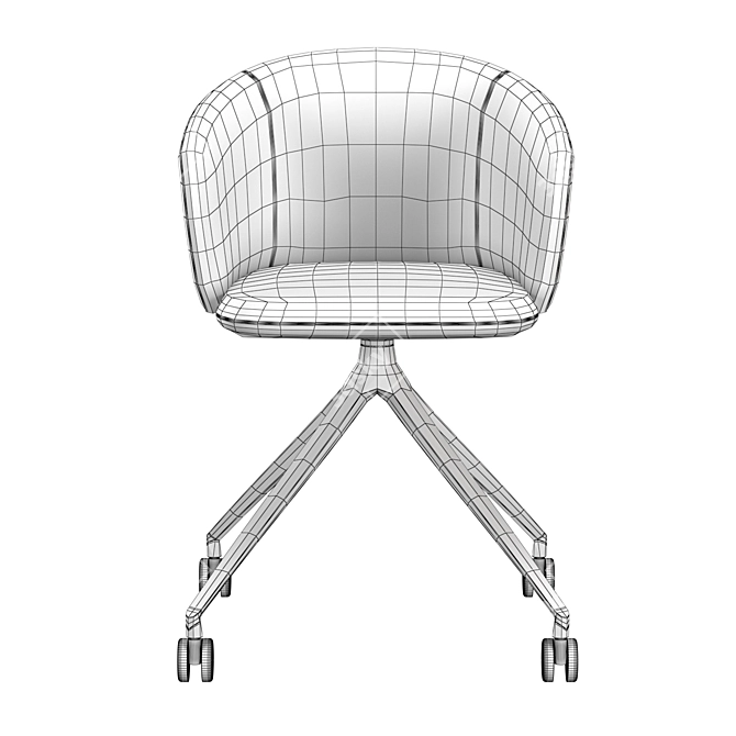 Grace Chair: Stylish and Versatile 3D model image 5