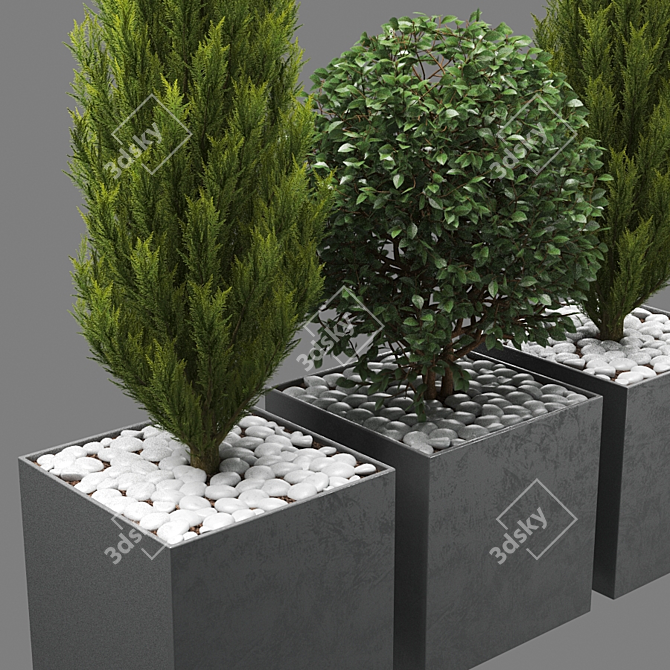 LeafyBot: High-Poly Plant Model 3D model image 3