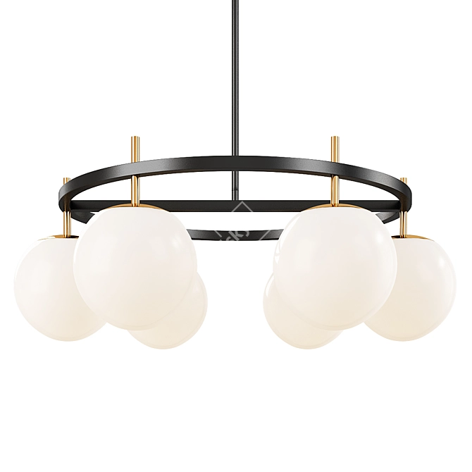 Alluria Pendant: Elegant Lighting Statement 3D model image 1