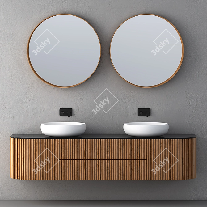  Sleek Bathroom Vanity Set | No. 103 3D model image 1