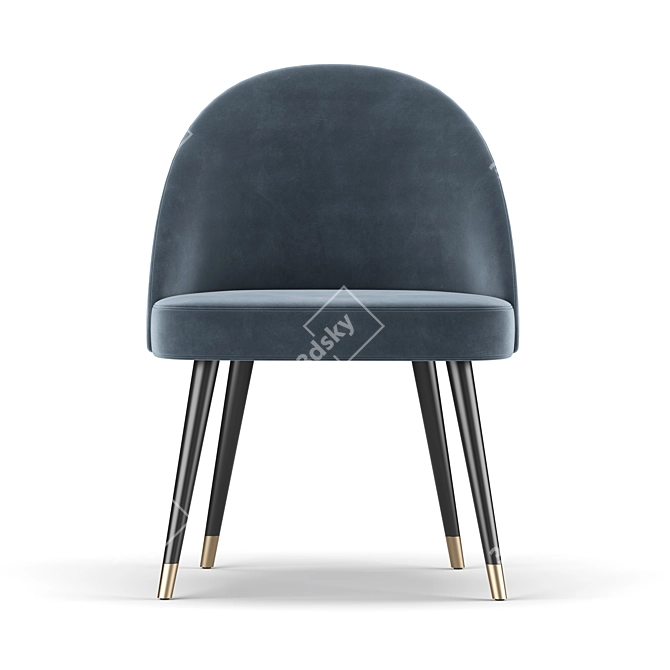 Elegant Camille Chair: Comfort and Style 3D model image 3