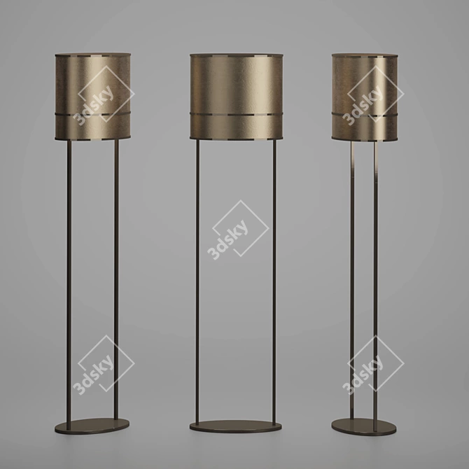 Elegant Orione Floor Lamp 3D model image 1