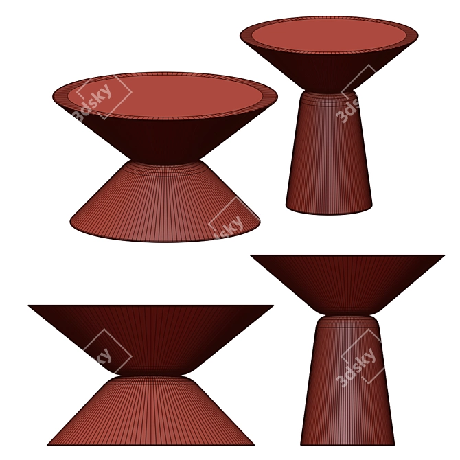 MURANO: Elegant Colorful Designer Furniture 3D model image 2