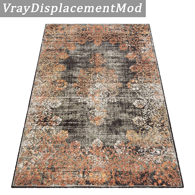 High-Quality Set of 3 Carpets 3D model image 3