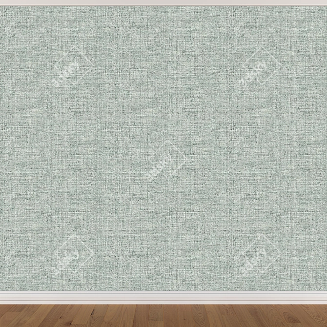 Seamless Wallpaper Set 1258 (3 Colors) 3D model image 2