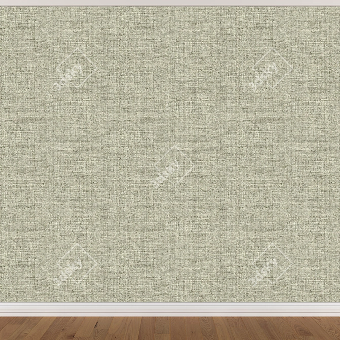 Seamless Wallpaper Set 1258 (3 Colors) 3D model image 4